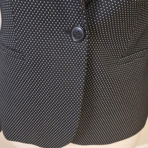 Tommy Hilfiger micro polka-dot single breast blazer SZ 6 - Picture 7 of 10